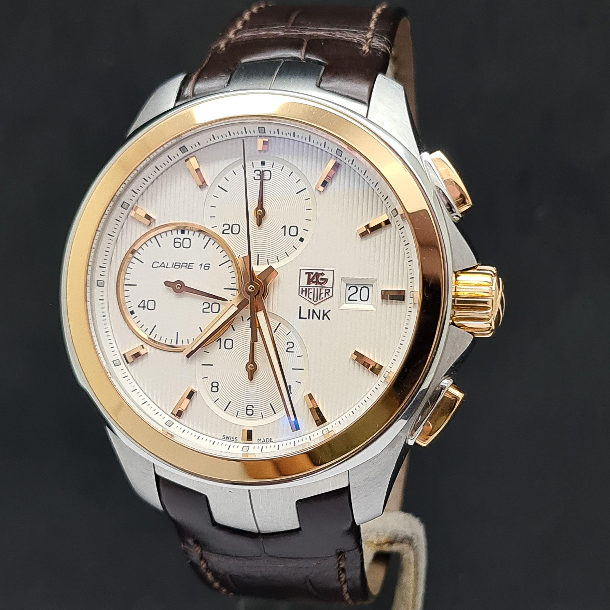 TAG HEUER LINK CALIBRE 16 CHRONOGRAPH