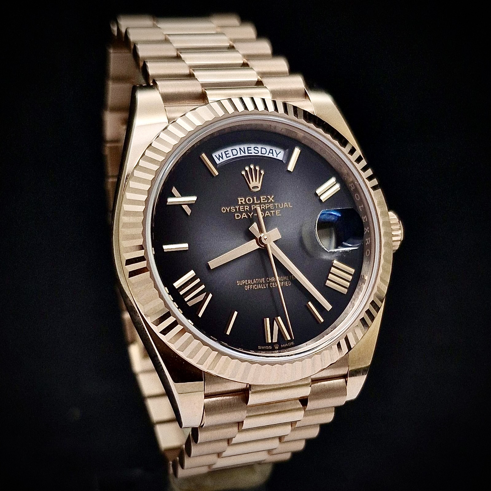 ROLEX DAY-DATE 40 ROSE GOLD