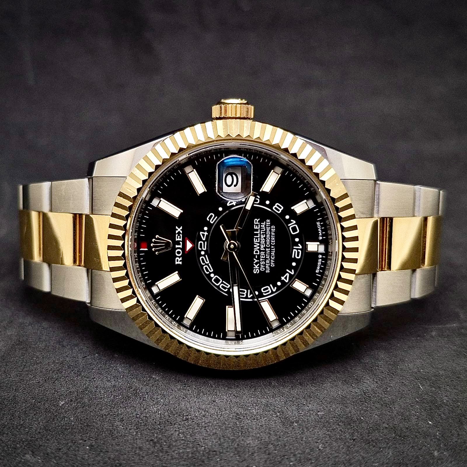 ROLEX SKY-DWELLER GOLD & STEEL