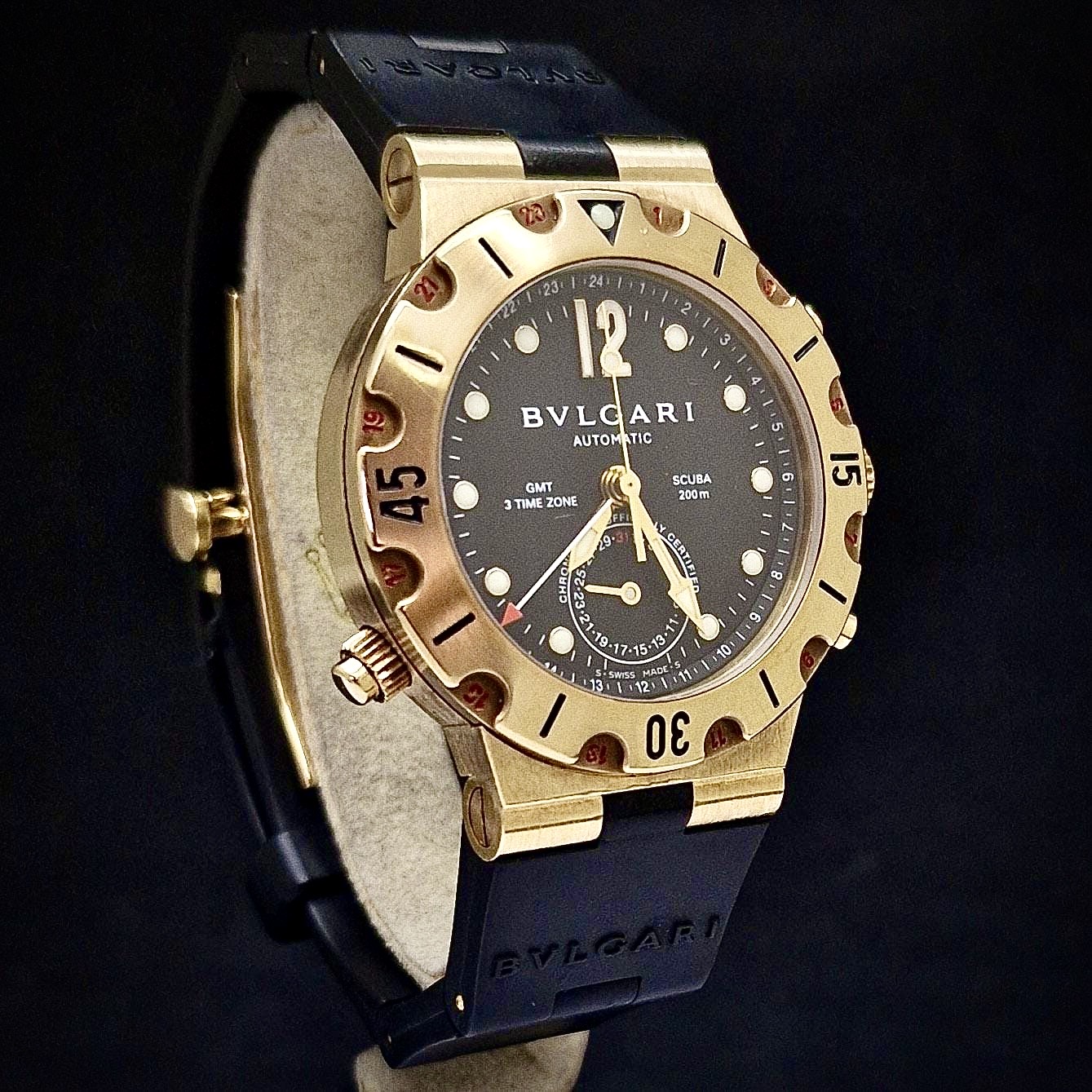 BVLGARI DIAGONO SCUBA GMT