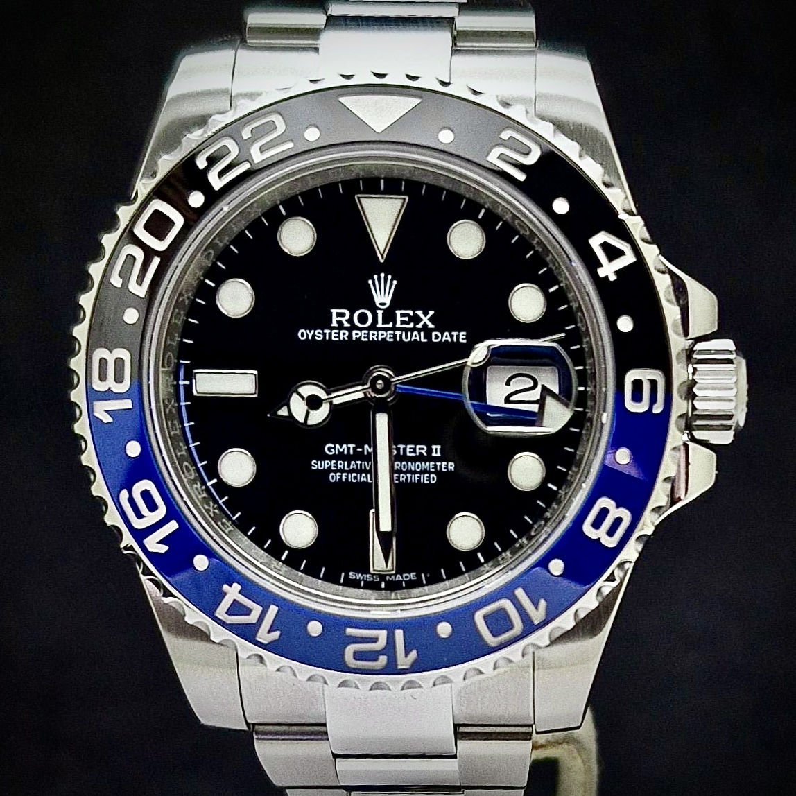 ROLEX GMT MASTER II - BATMAN