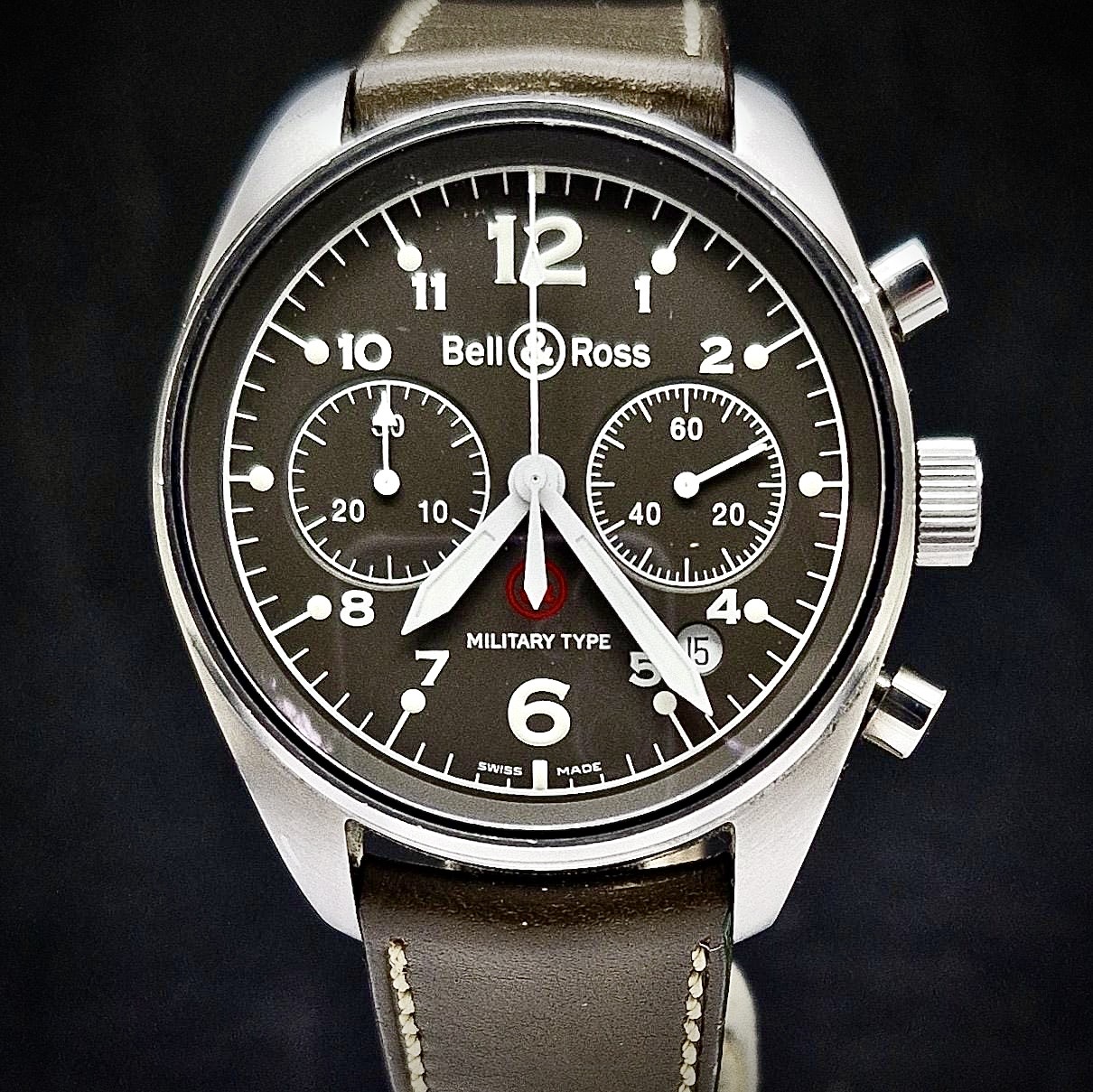 BELL & ROSS MILITARY TYPE 126 - LIMITED EDITION