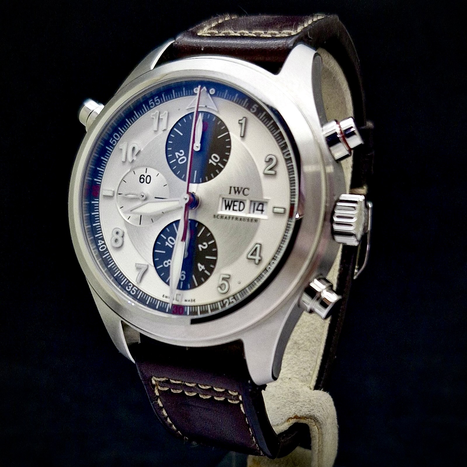 IWC PILOT SPITFIRE DOUBLE CHRONOGRAPH