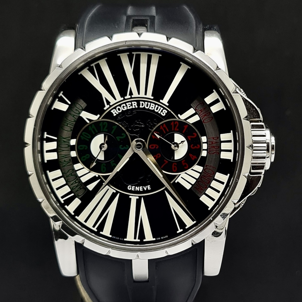 ROGER DUBUIS EXCALIBUR TRIPLE TIME ZONE