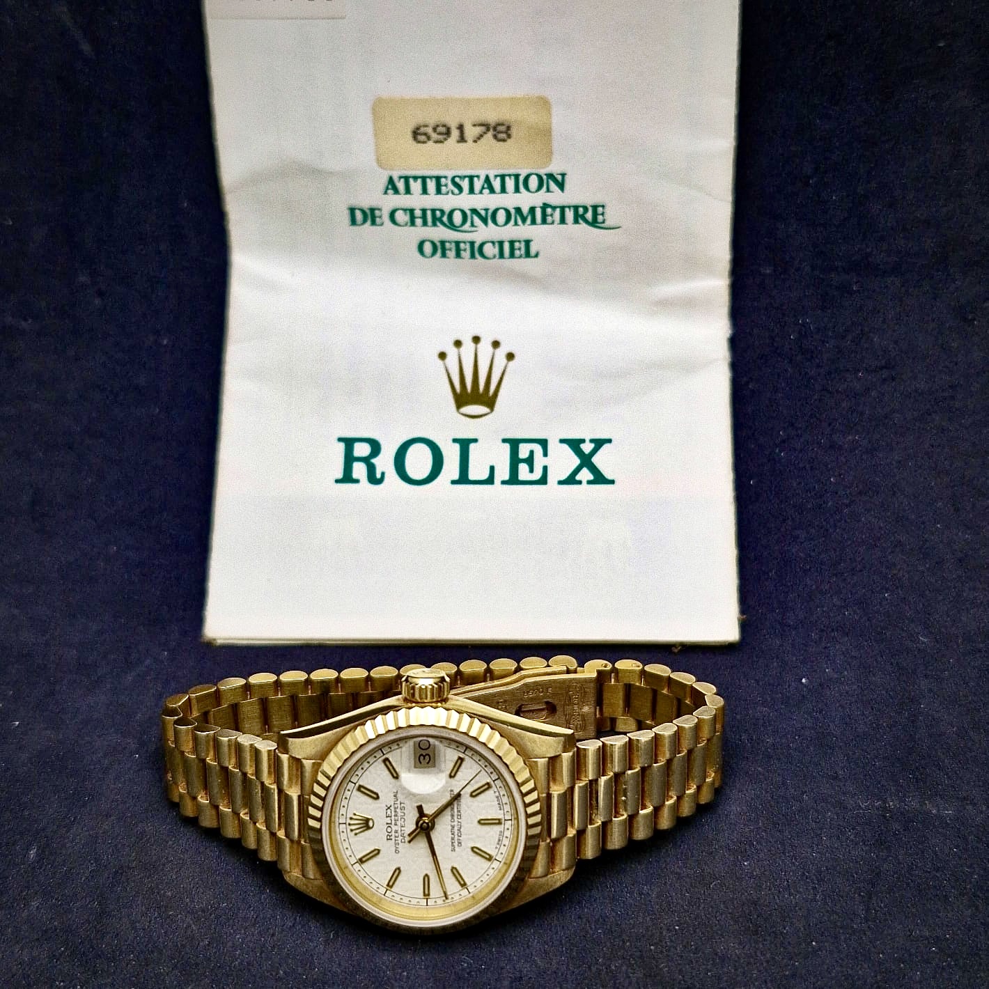 ROLEX LADY DATEJUST PRESIDENT