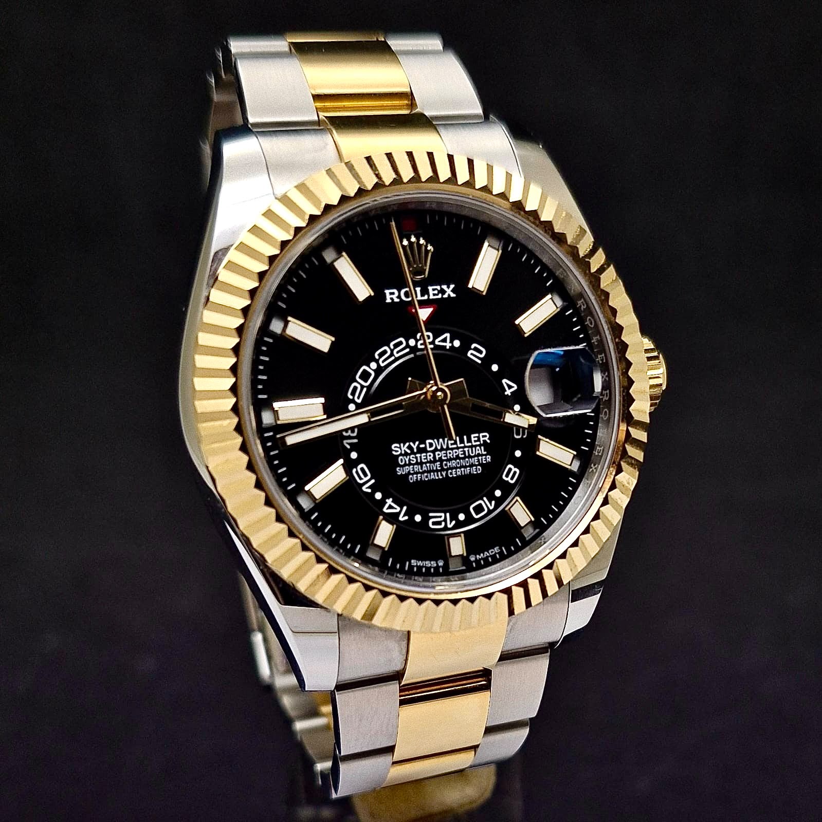 ROLEX SKY-DWELLER GOLD & STEEL
