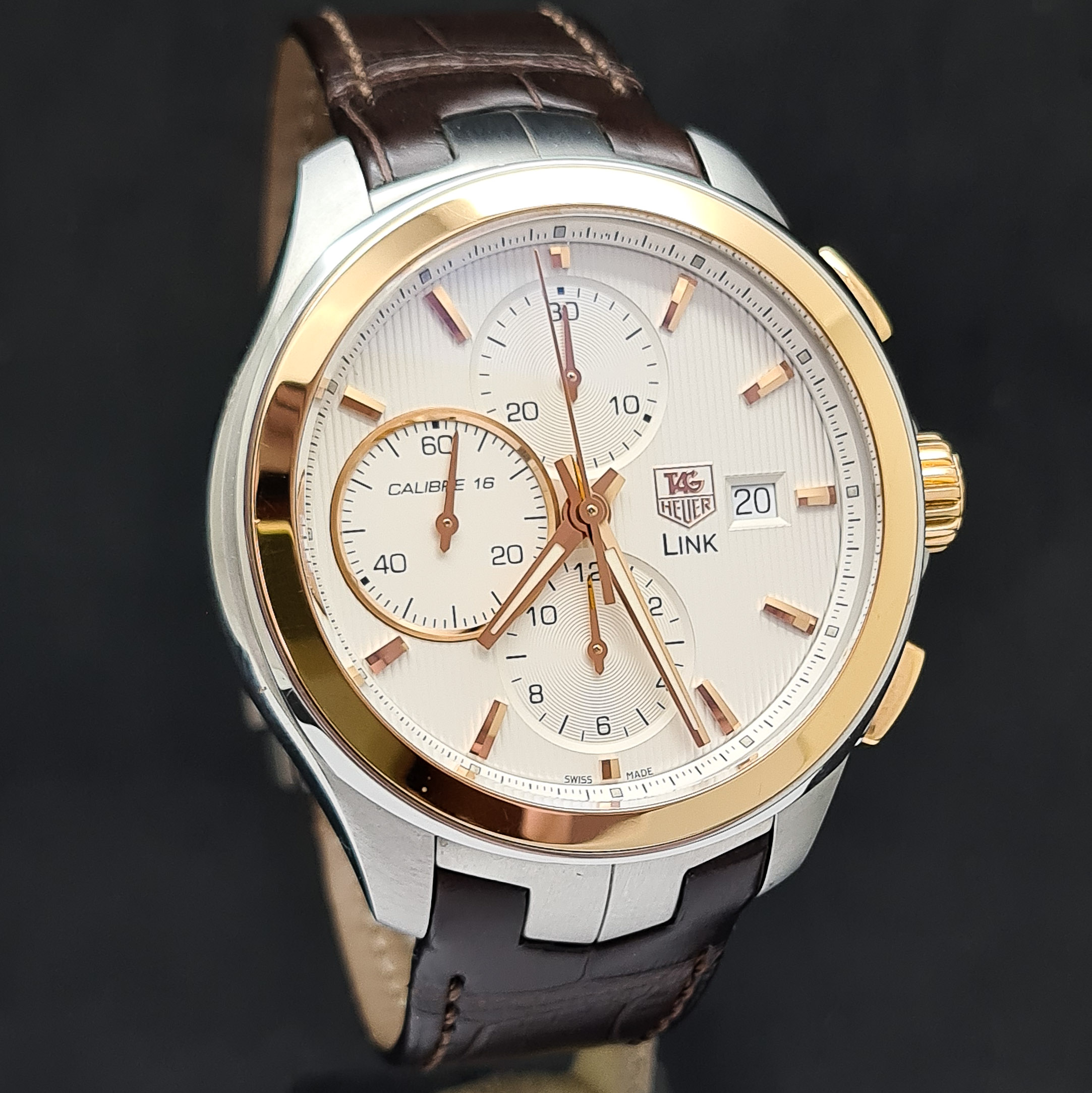 TAG HEUER LINK CALIBRE 16 CHRONOGRAPH