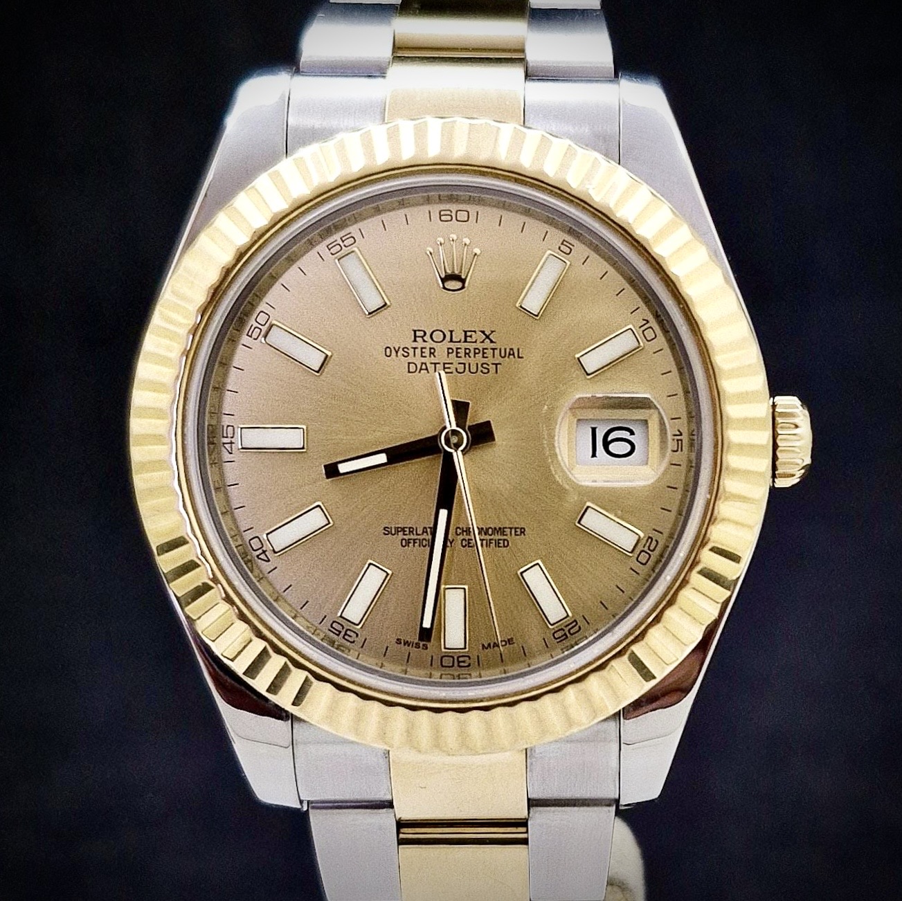 ROLEX OYSTER PERPETUAL DATEJUST II - GOLD & STEEL