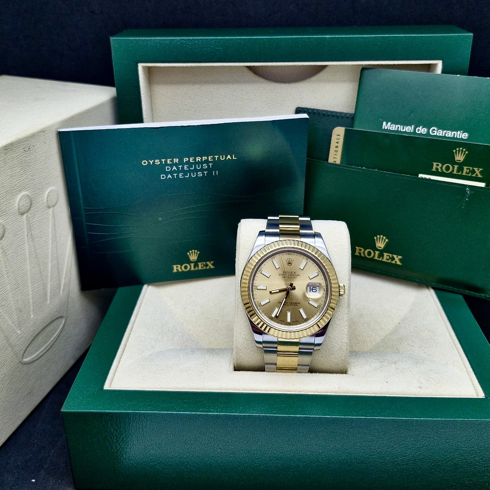 ROLEX OYSTER PERPETUAL DATEJUST II - GOLD & STEEL