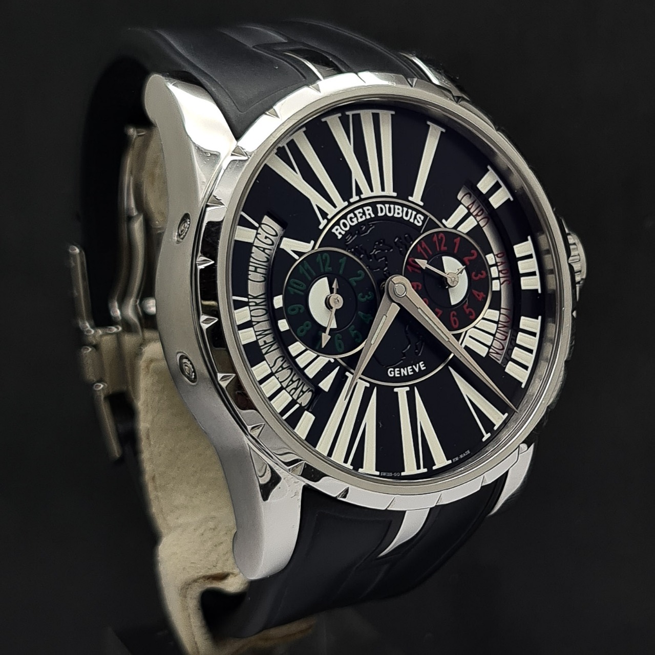 ROGER DUBUIS EXCALIBUR TRIPLE TIME ZONE