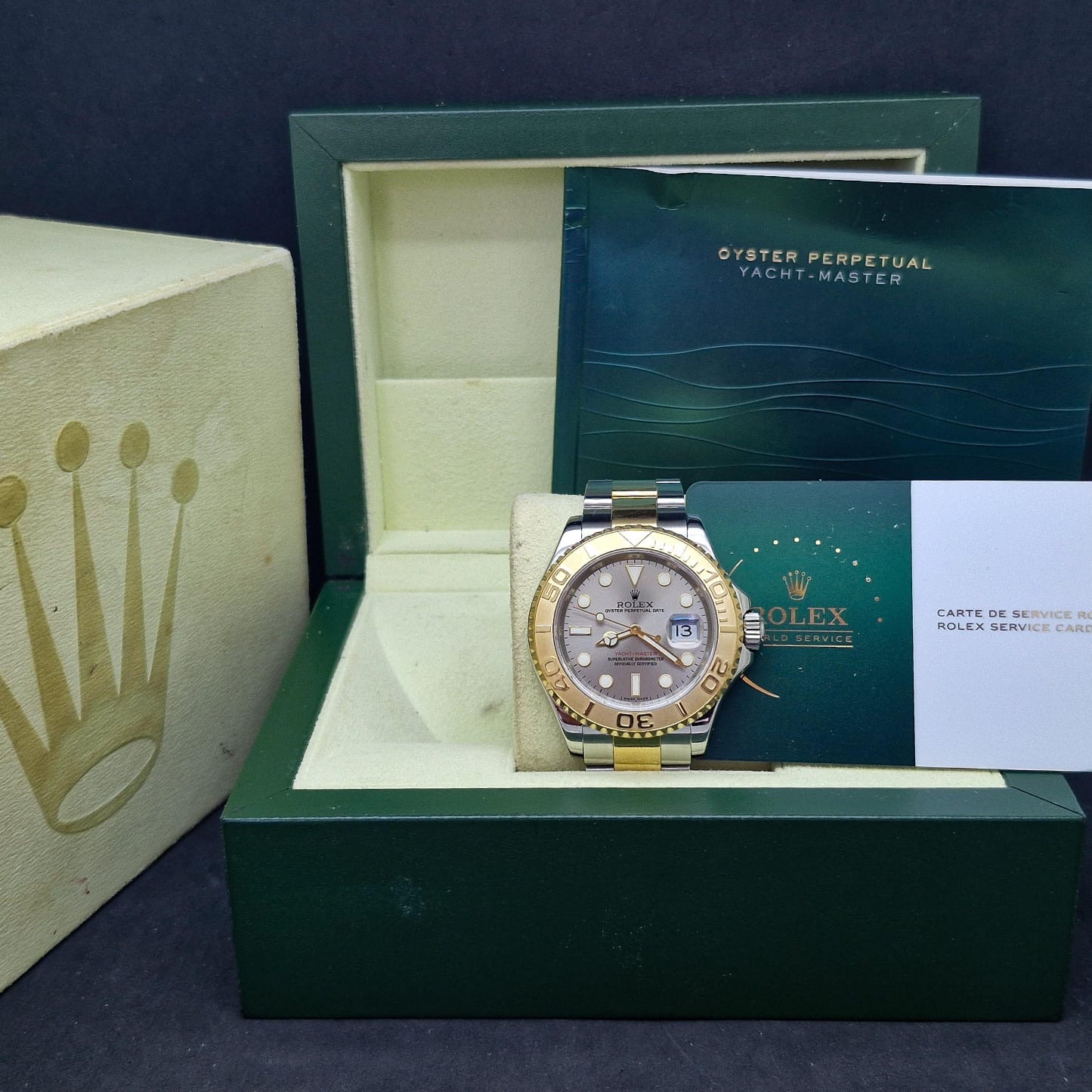 ROLEX YACHT-MASTER II GOLD & STELL