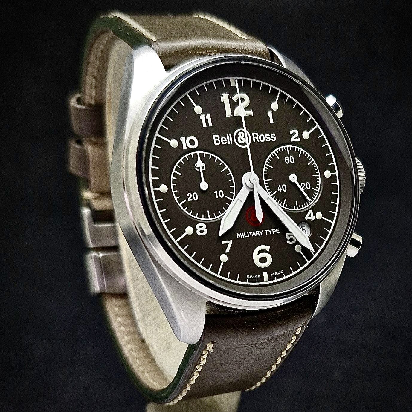 BELL & ROSS MILITARY TYPE 126 - LIMITED EDITION