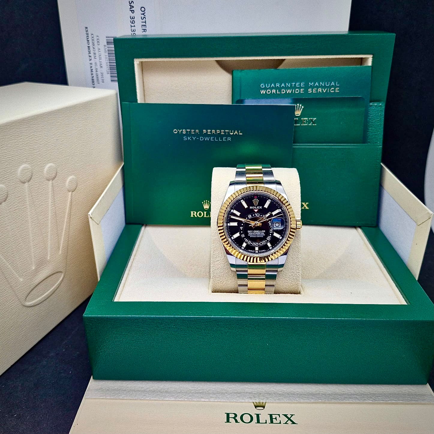 ROLEX SKY-DWELLER GOLD & STEEL