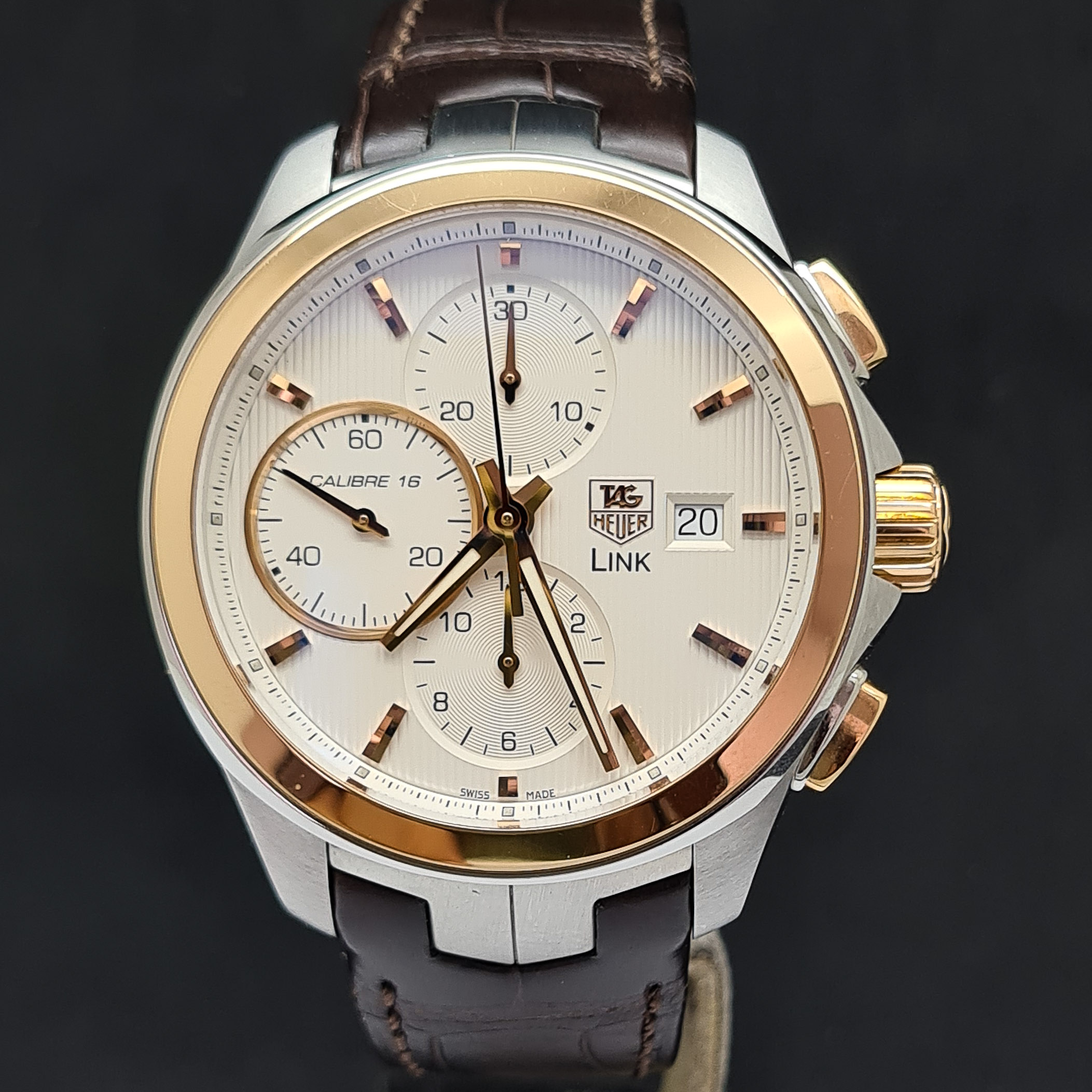 TAG HEUER LINK CALIBRE 16 CHRONOGRAPH