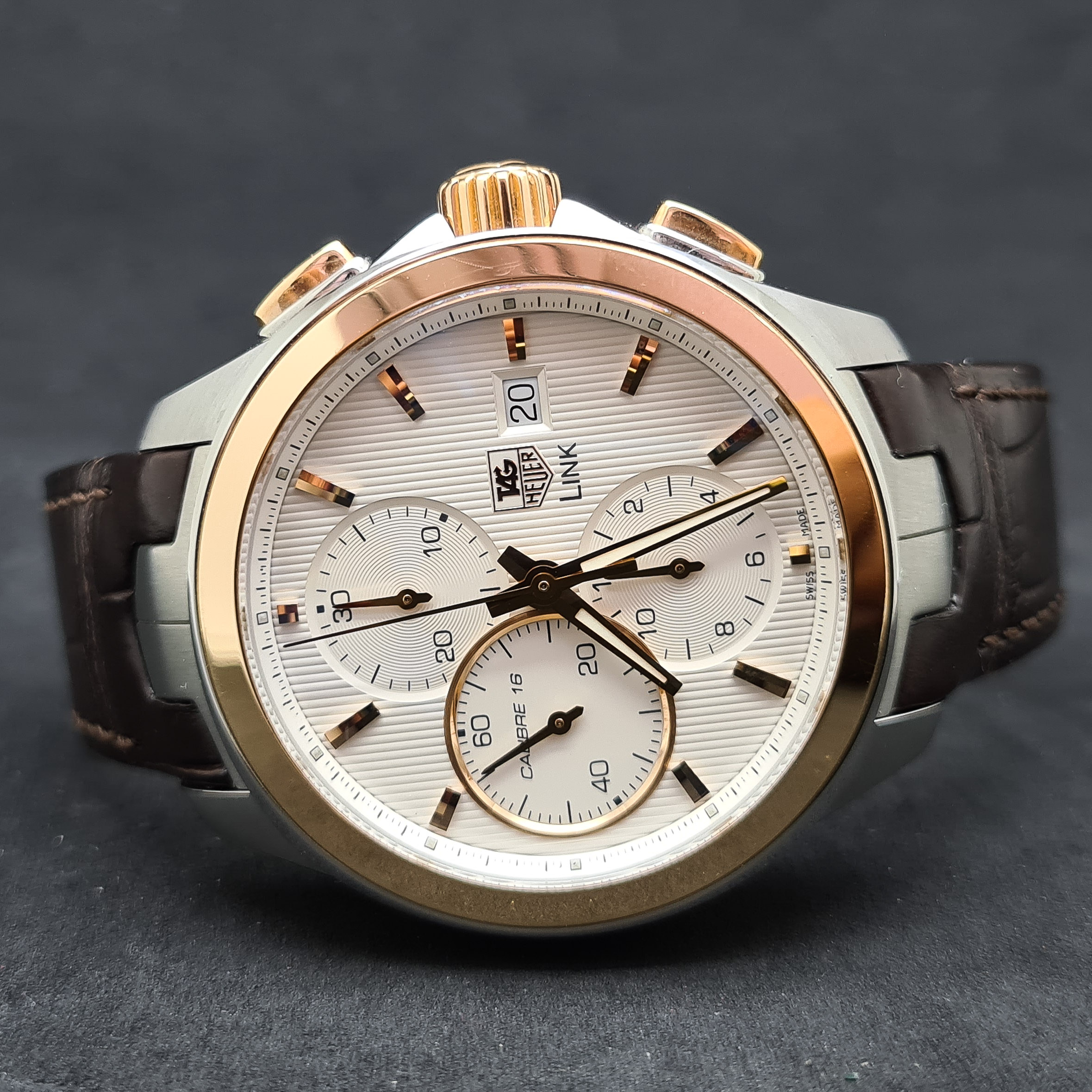 TAG HEUER LINK CALIBRE 16 CHRONOGRAPH