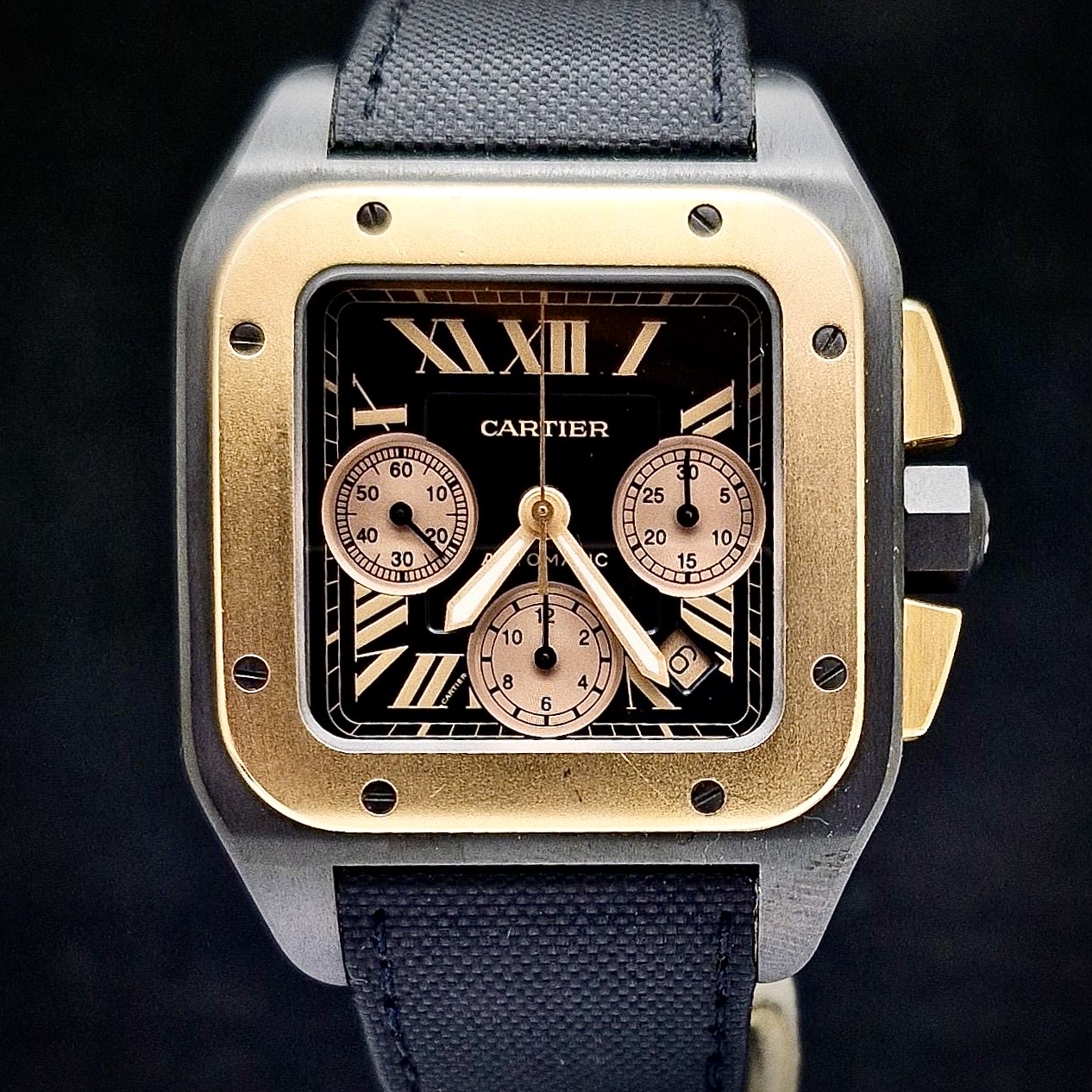 CARTIER SANTOS 100 XL CHRONOGRAPH