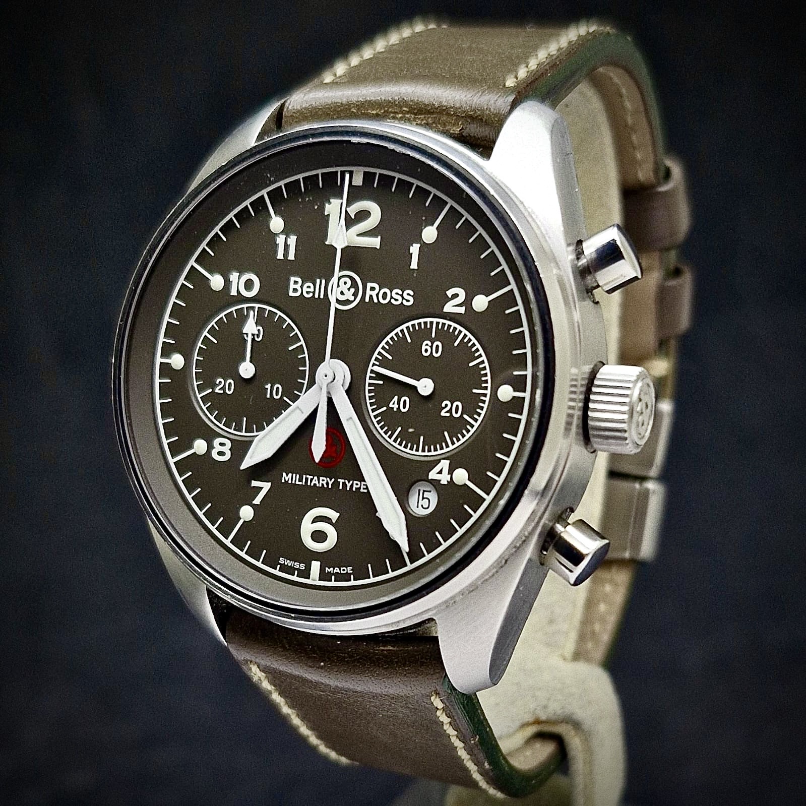 BELL & ROSS MILITARY TYPE 126 - LIMITED EDITION