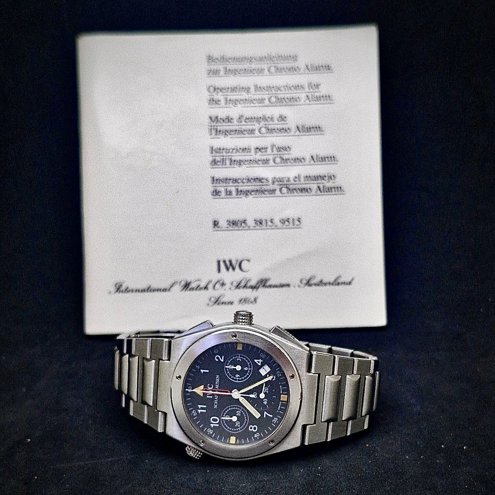 IWC INGENIEUR CHRONOGRAPH ALARM