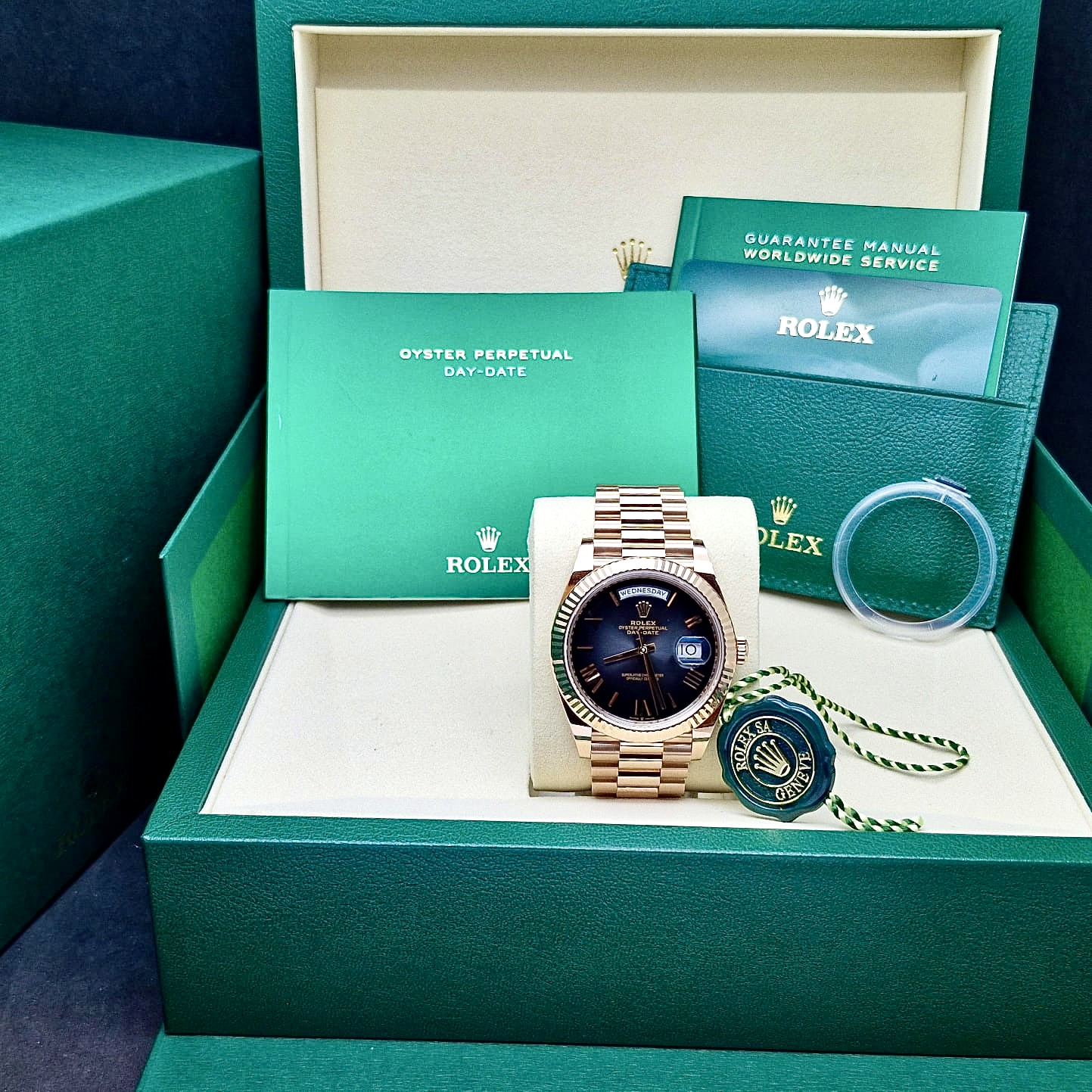 ROLEX DAY-DATE 40 ROSE GOLD