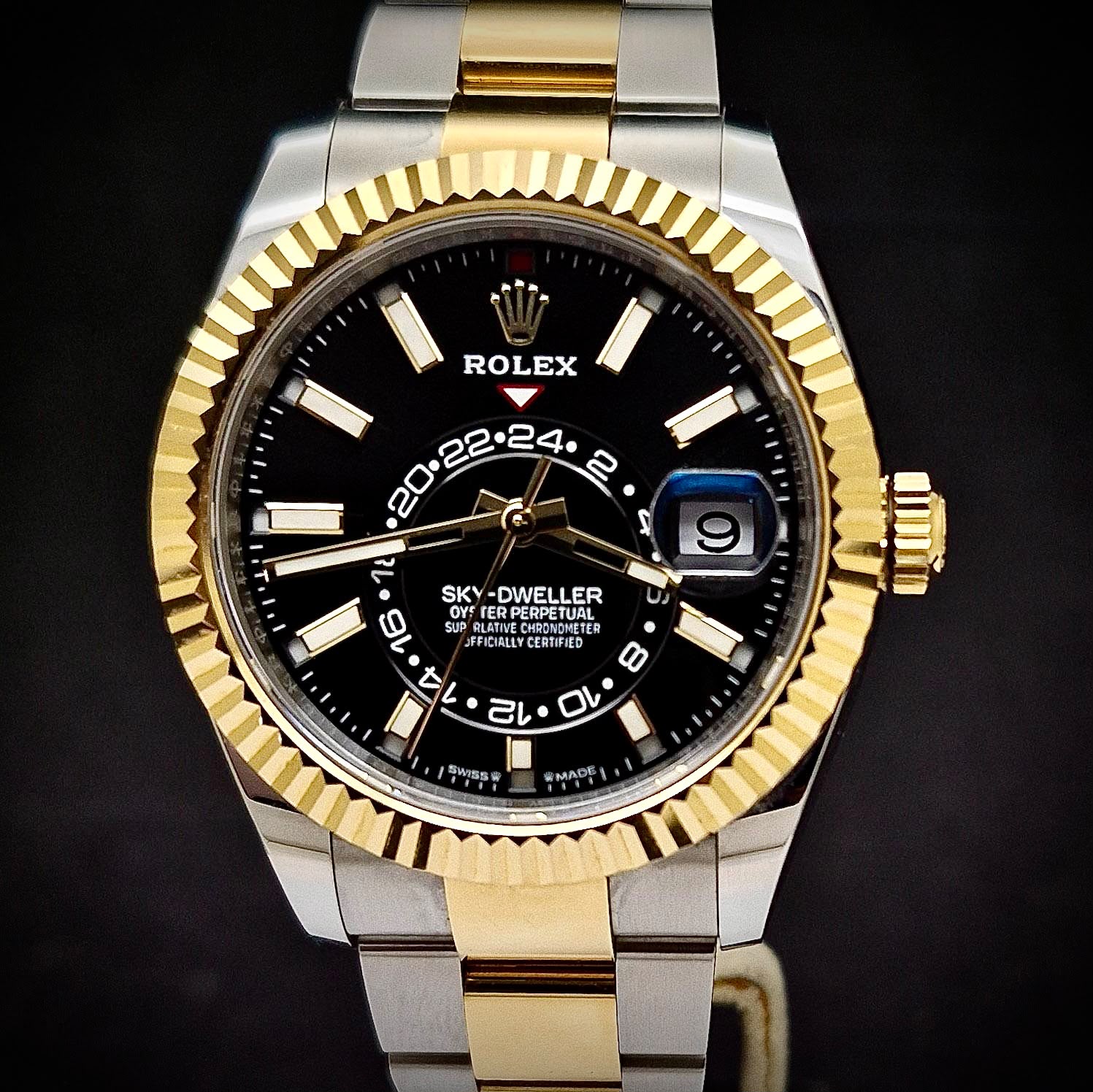 ROLEX SKY-DWELLER GOLD & STEEL