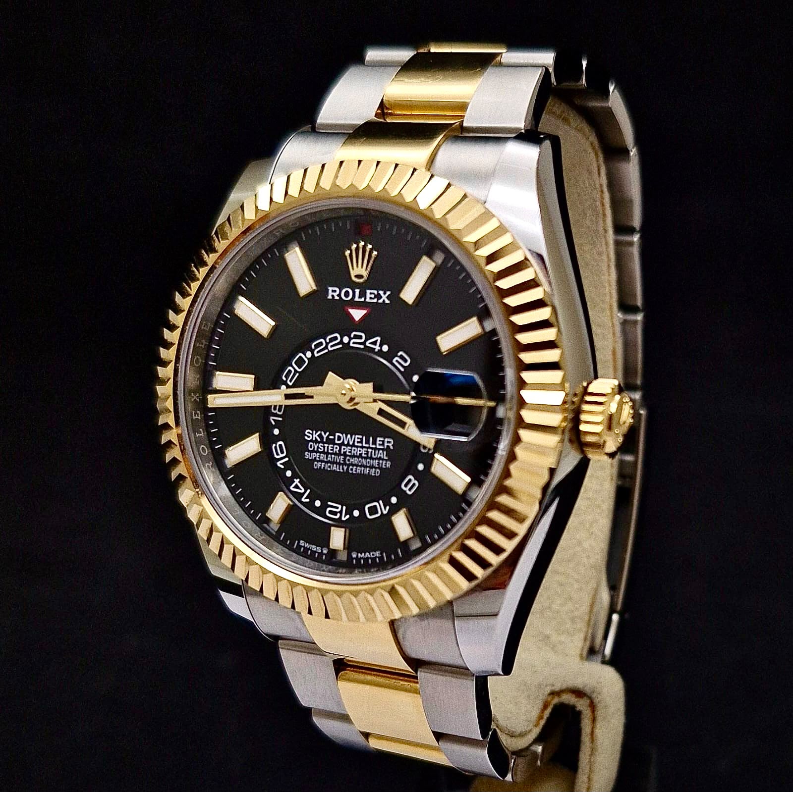 ROLEX SKY-DWELLER GOLD & STEEL