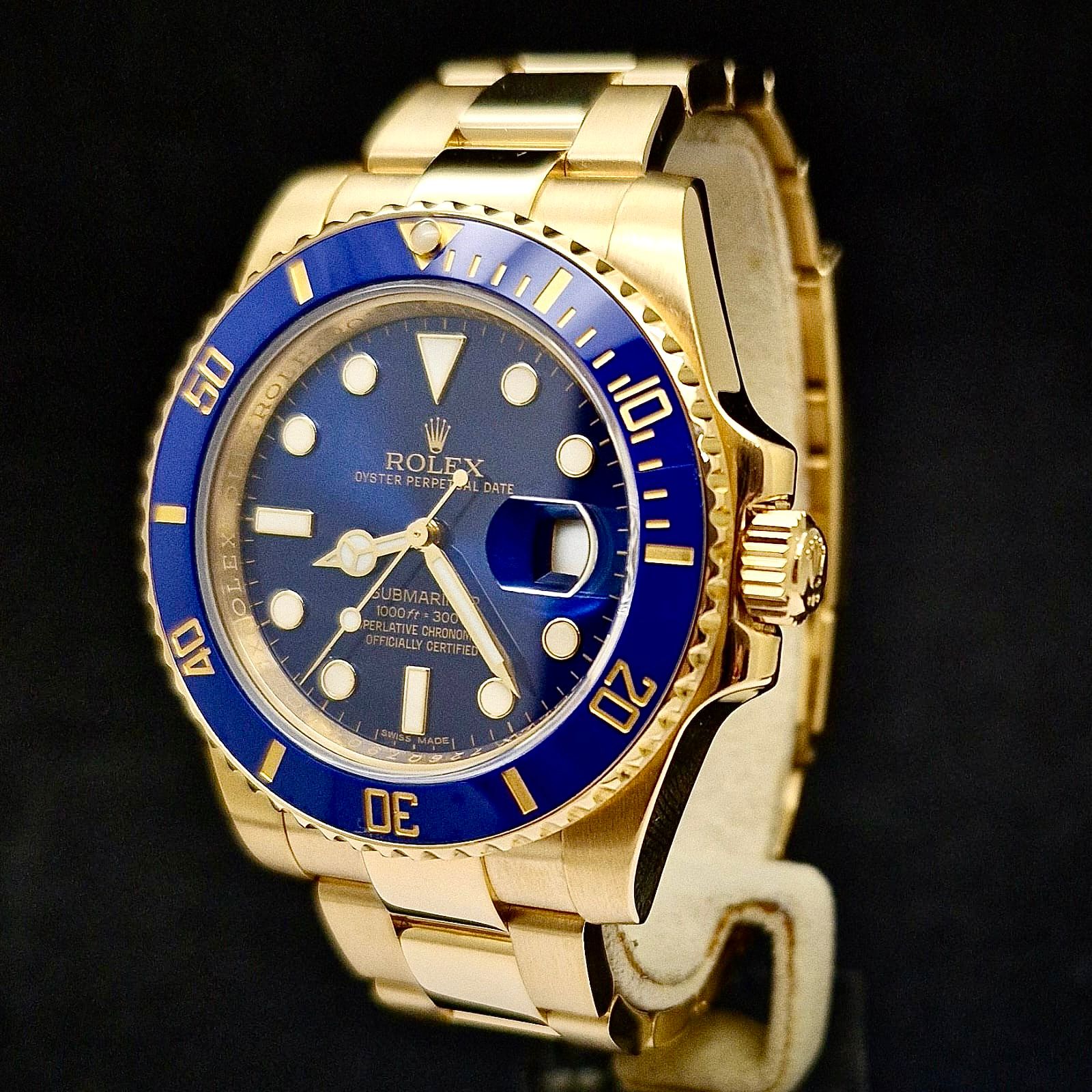 ROLEX SUBMARINER DATE YELLOW GOLD