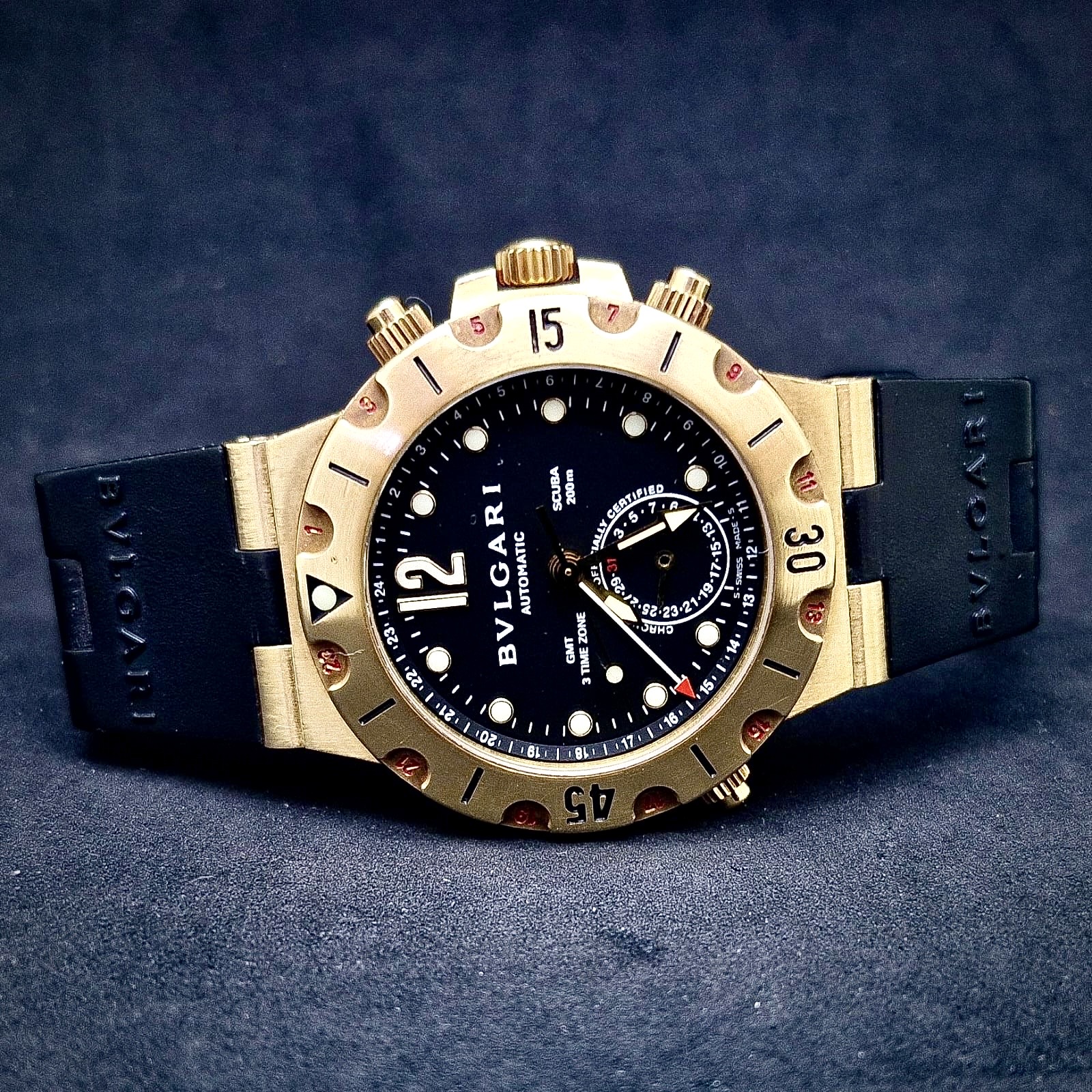 BVLGARI DIAGONO SCUBA GMT