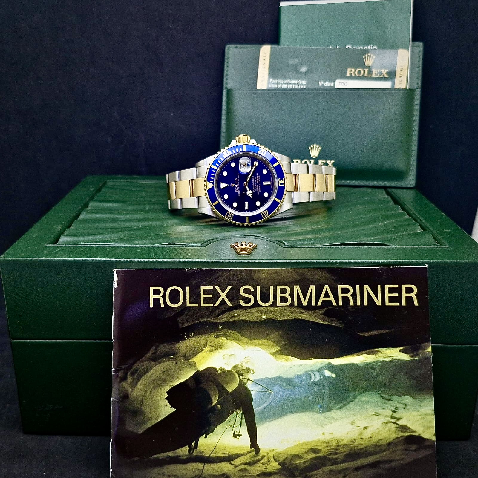 ROLEX SUBMARINER DATE GOLD & STEEL