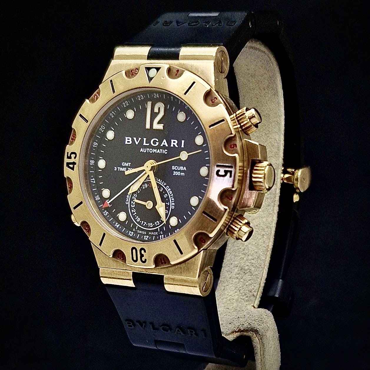 BVLGARI DIAGONO SCUBA GMT